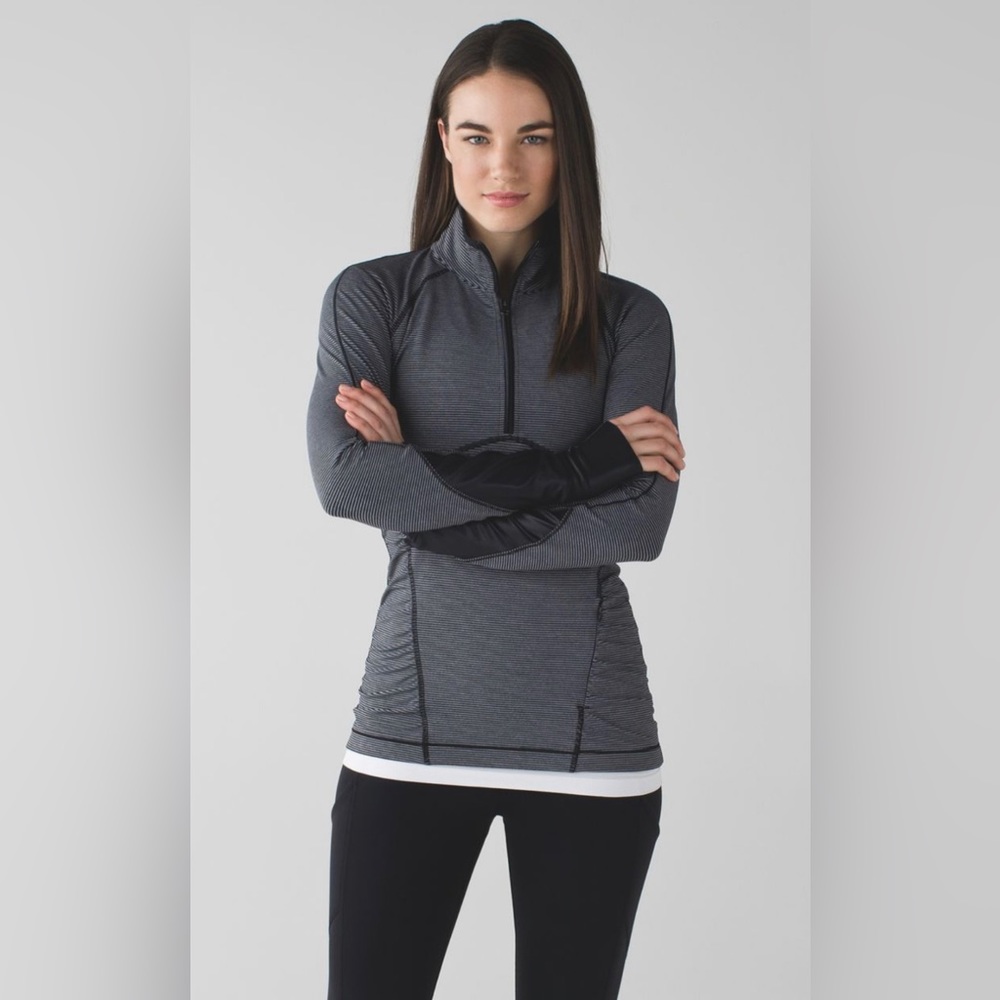 Lululemon Athletica Kriss Cross 1/2 Zip Pullover